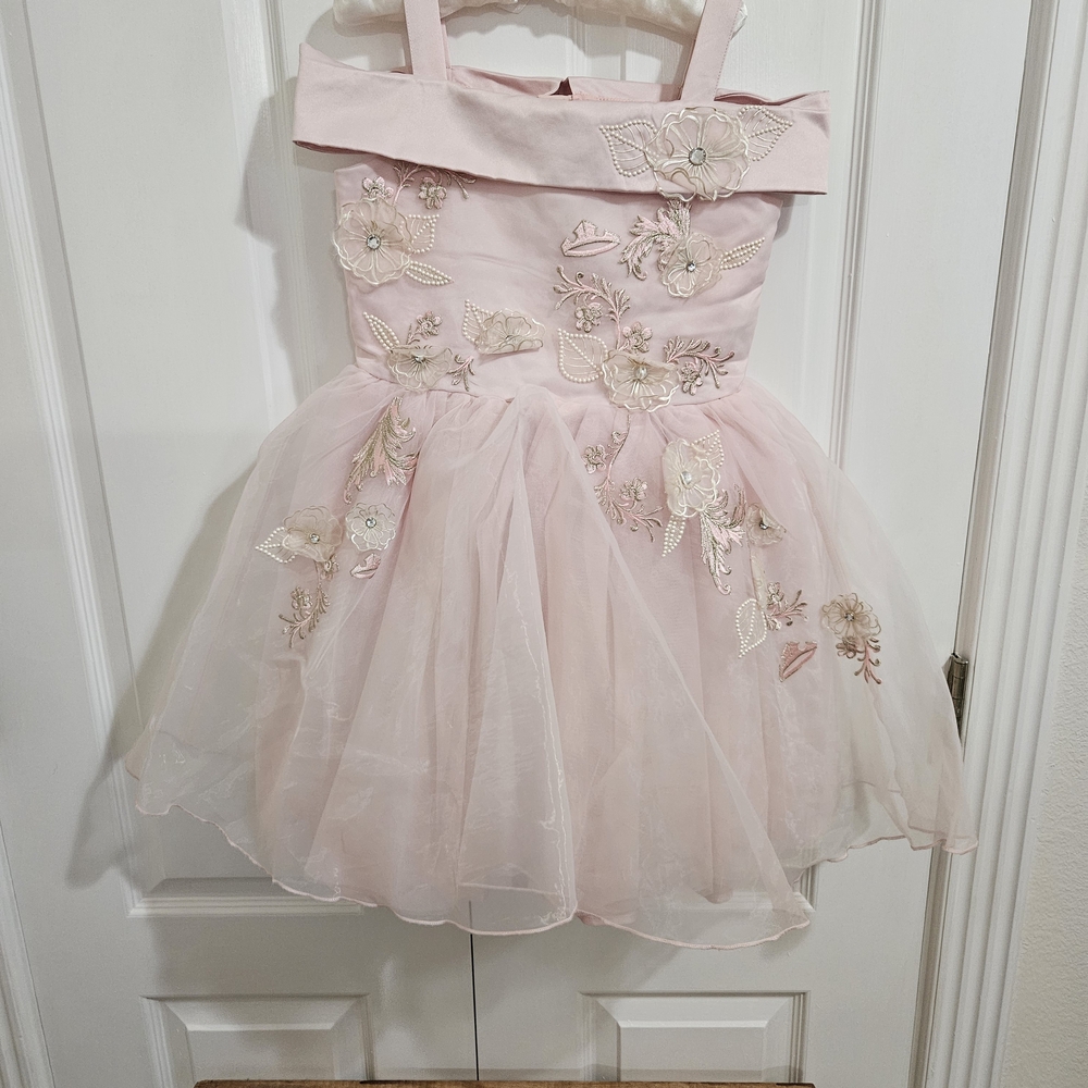 Gorgeous Disney Princess Collection Aurora Floral Kids Formal Dress 7/8